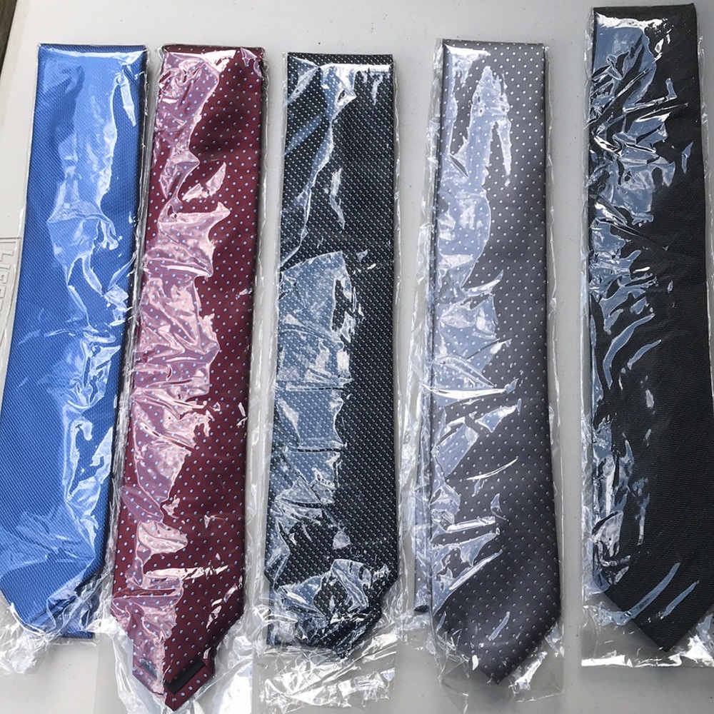 Lot of 5 mixed color ties
